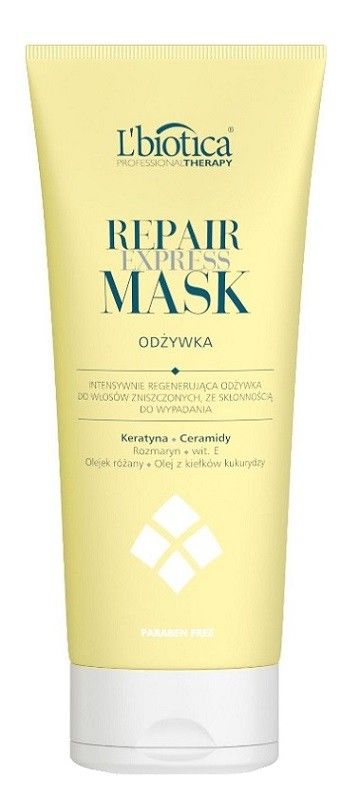 lbiotica professional therapy repair intensywnie regenerująca odżywka do włosów