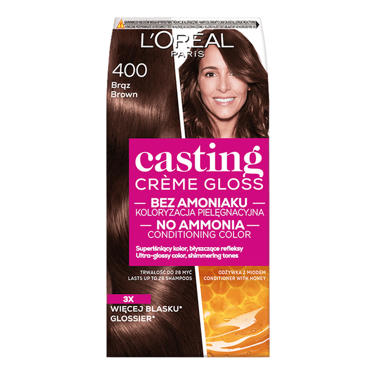 loreal casting creme gloss szampon koloryzujący paleta kolorów