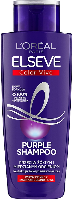 loreal fioletowy szampon niwelujacy zółty odcien wlosow