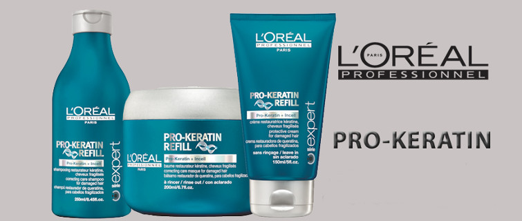 loreal pro keratin refill szampon 250 włosy kruche