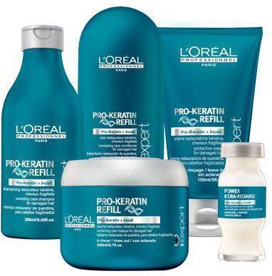 loreal pro keratin refill szampon odżywczo odbudowujący