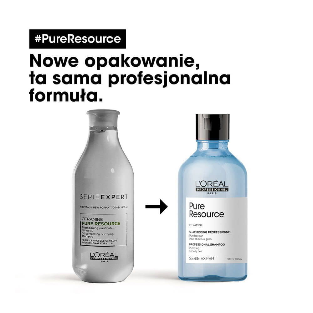 loreal professionnel pure resource szampon do włosów przetłuszczających się