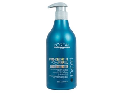 loreal szampon uzupełniający keratynę