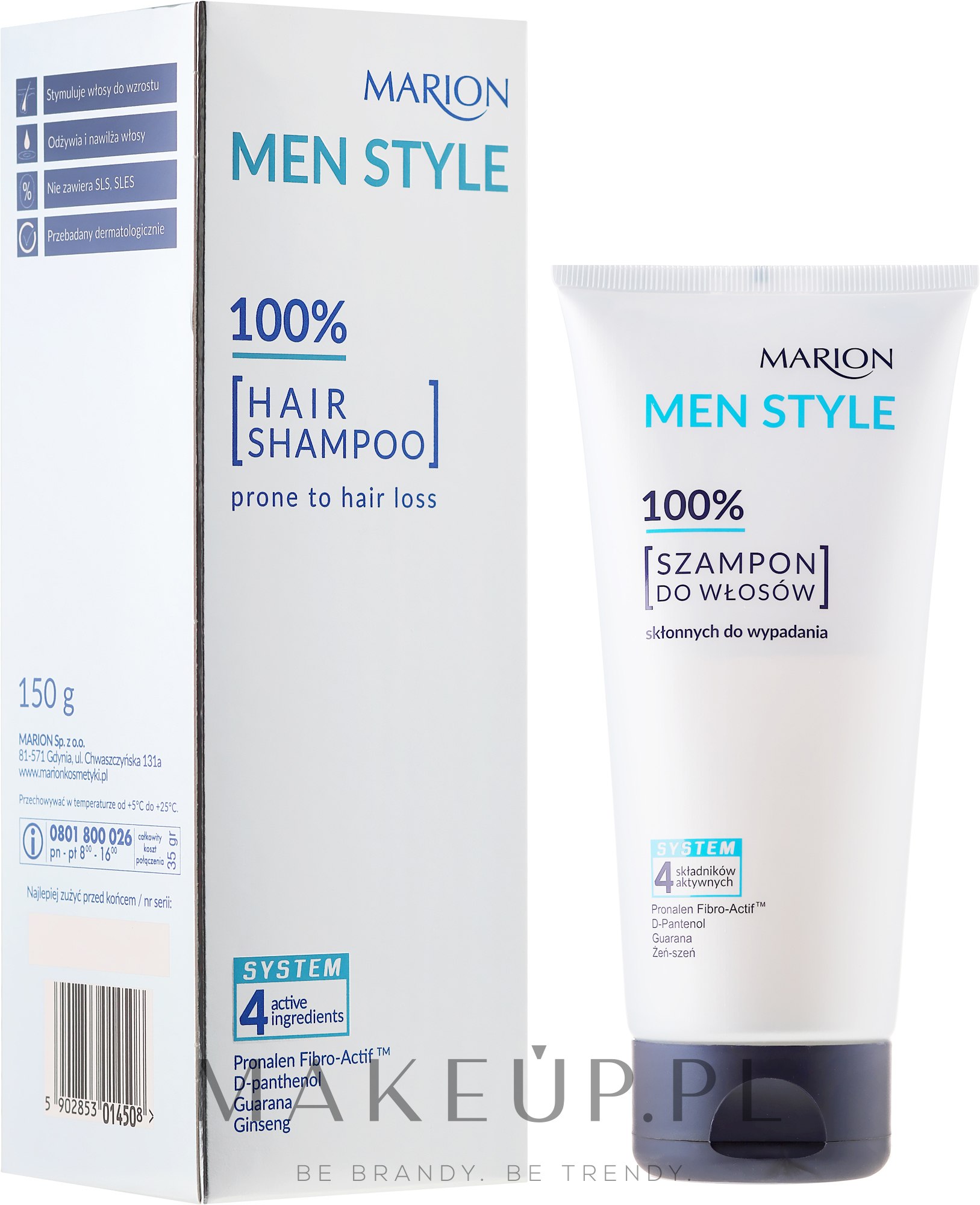 marion men style 100 szampon do włosów skłonnych do wypadania