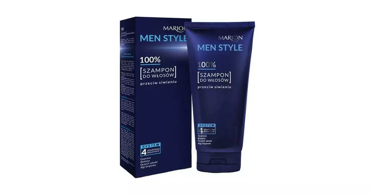 marion men style szampon przeciw siwieniu
