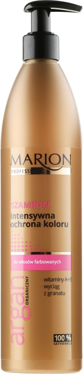 marion professional intensywnie ochraniajacy szampon do włosów farbowanych