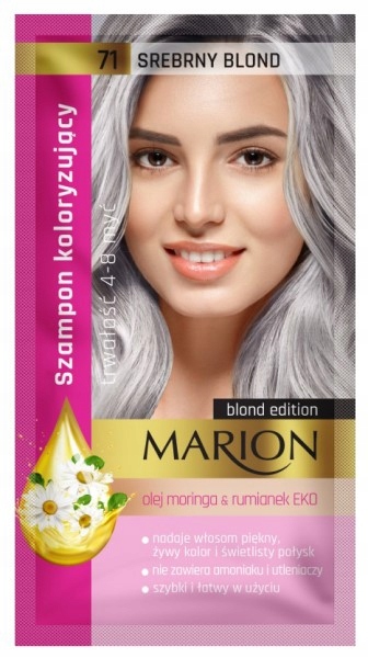 marion szampon koloryzujący popielaty blond