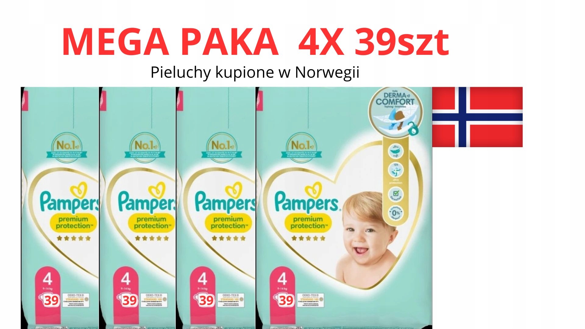 mega paka pampers 4