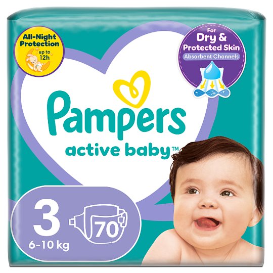 mega paka pampers activ baby 3 tesco