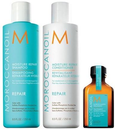 moroccanoil szampon i idzywka 500 ml repair