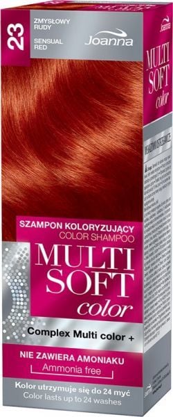 multi soft color szampon koloryzujący zmysłowy rudy 23