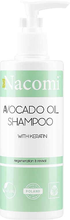 nacomi natural szampon z olejem arganowym
