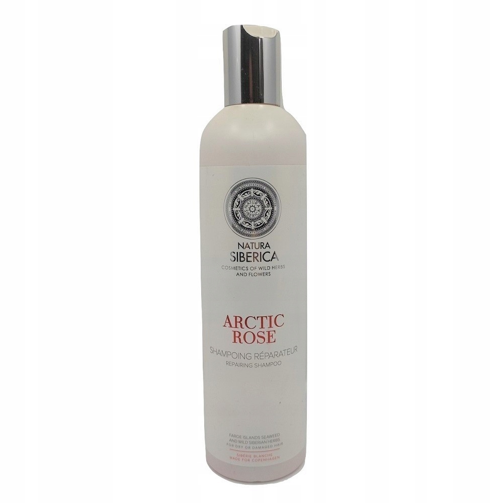 natura siberica arctic rose odbudowujący szampon do włosów 400ml