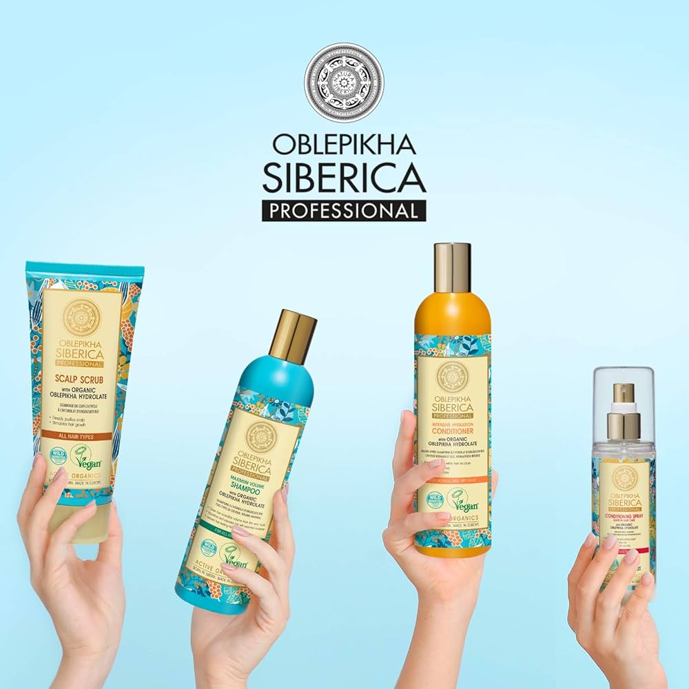 natura siberica oblepikha professional spray-odżywka do modelowania włosów