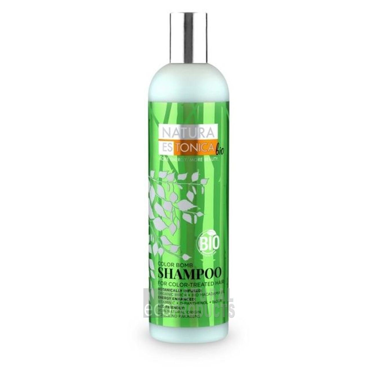 naturalny szampon natura estonica bio color bomb shampoo