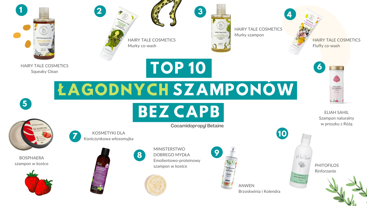 natutralny szampon bez cocamidopropyl betaine