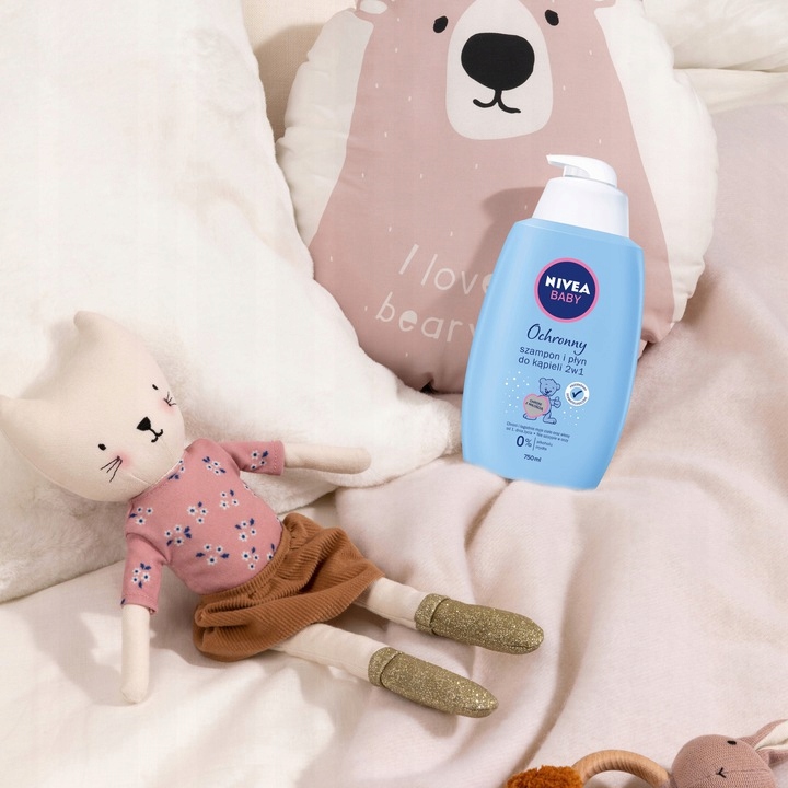 nivea baby 2w1 szampon i płyn do kąpieli 750l