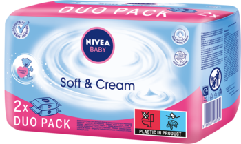 nivea baby chusteczki nawilżane soft & crem rosman