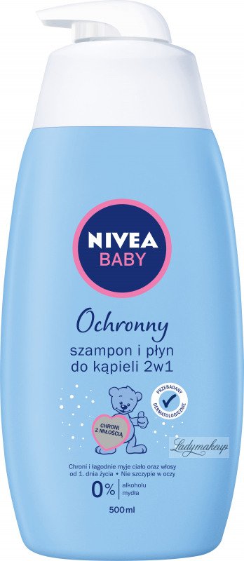 nivea baby ochronny szampon i płyn skłaf