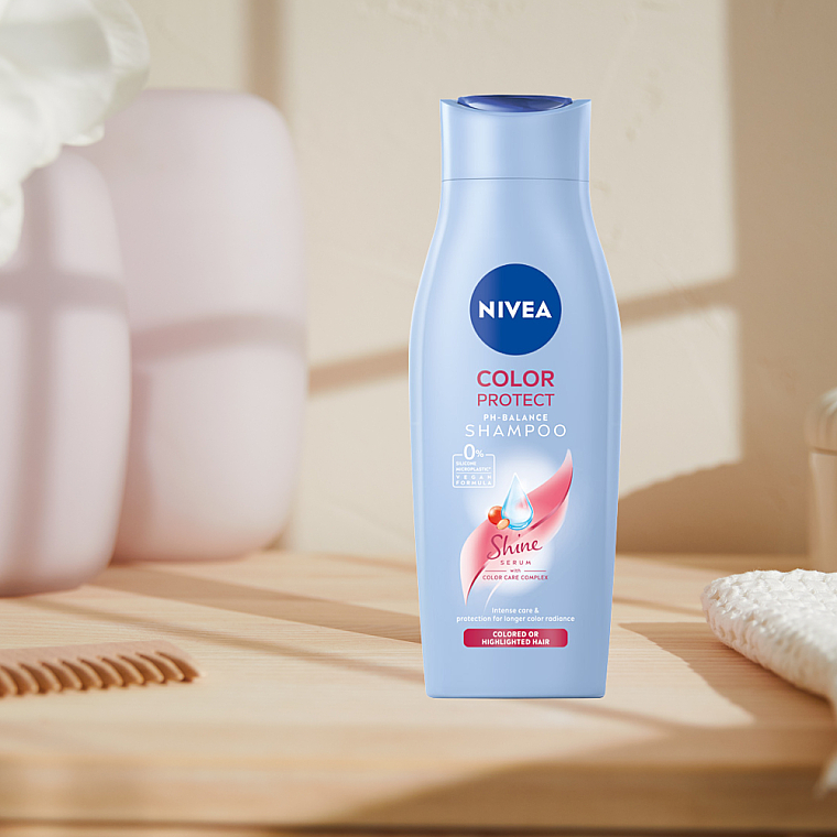 nivea color protect szampon do włosów farbowanych i z pasemkami