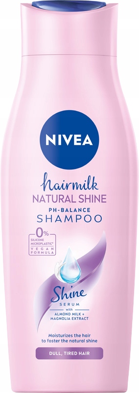 nivea hair milk szampon do grubych włosów