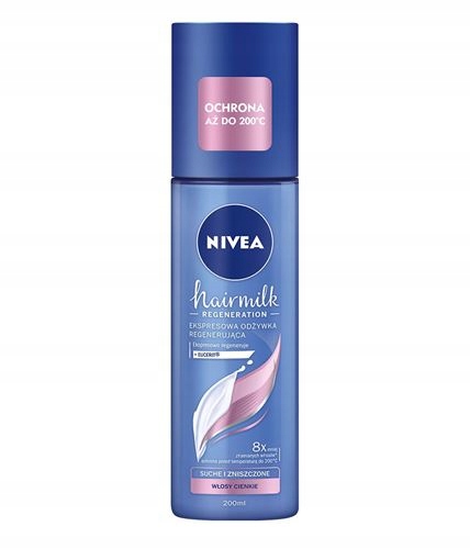 nivea hairmilk odżywka do włosów o strukturze cienkiej allegro