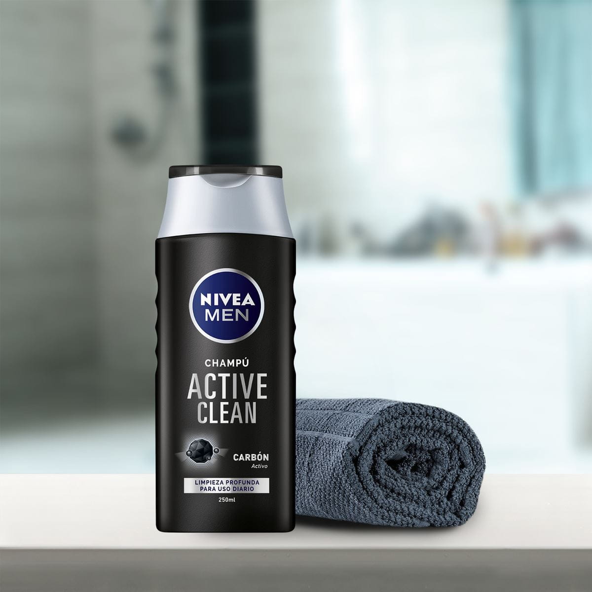 nivea men active clean szampon