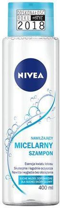 nivea nawilżający micelarny szampon z esencją z kwiatu lotosu opinie