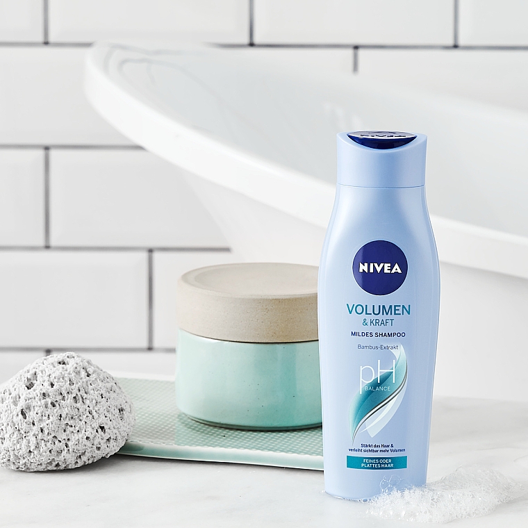 nivea volume care szampon pielęgnujący do włosów cienkich