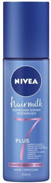 niveahairmilk 10 opinii mleczna odżywka do włosów o strukturze cienkiej