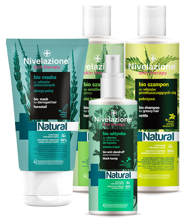nivelazione skin therapy szampon do włosów przetłuszczających się bio