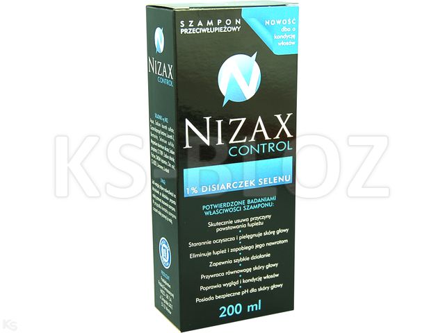 nizax control szampon przeciwłupieżowy 200 ml