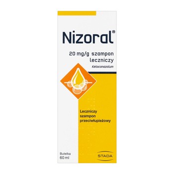 nizoral 20mg g szampon przeciwłupieżowy 60ml