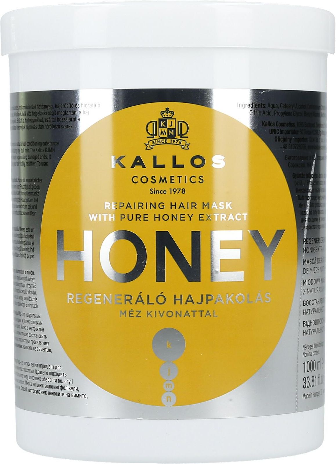 odżywka do włosów kallos honey