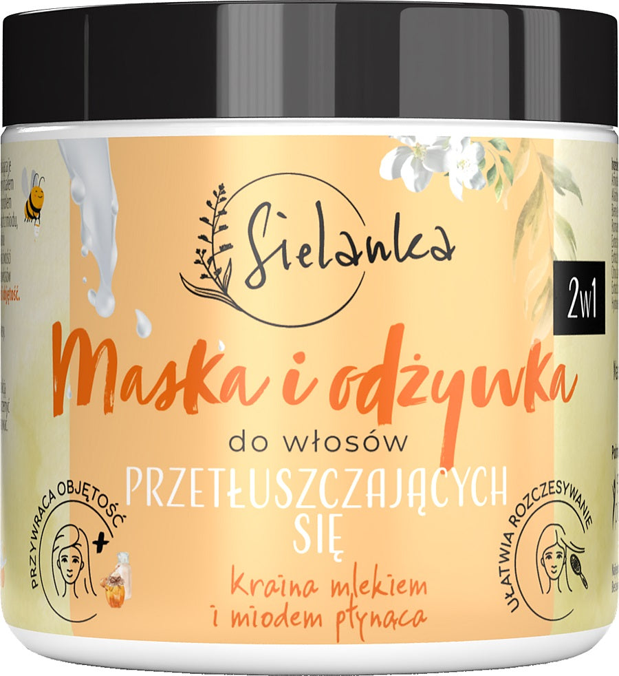 odżywka do włosów mleko i miód von