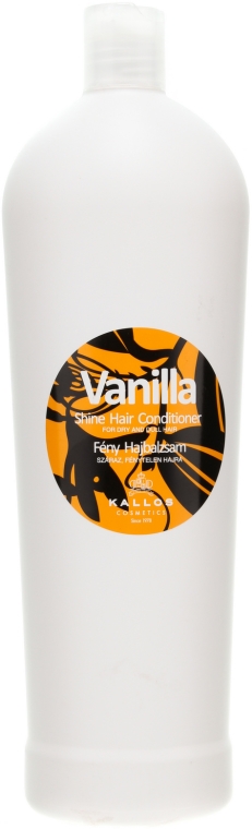 odżywka kremowa kallos vanilia połysk do suchych matowych włosów