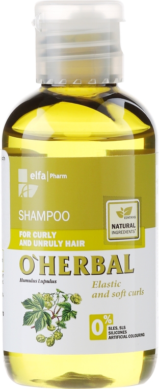 oherbal szampon do włosów chmiel