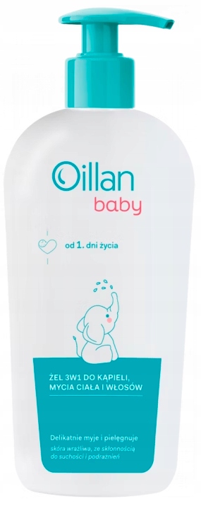 oillan baby szampon żel do mycia i do kąpieli