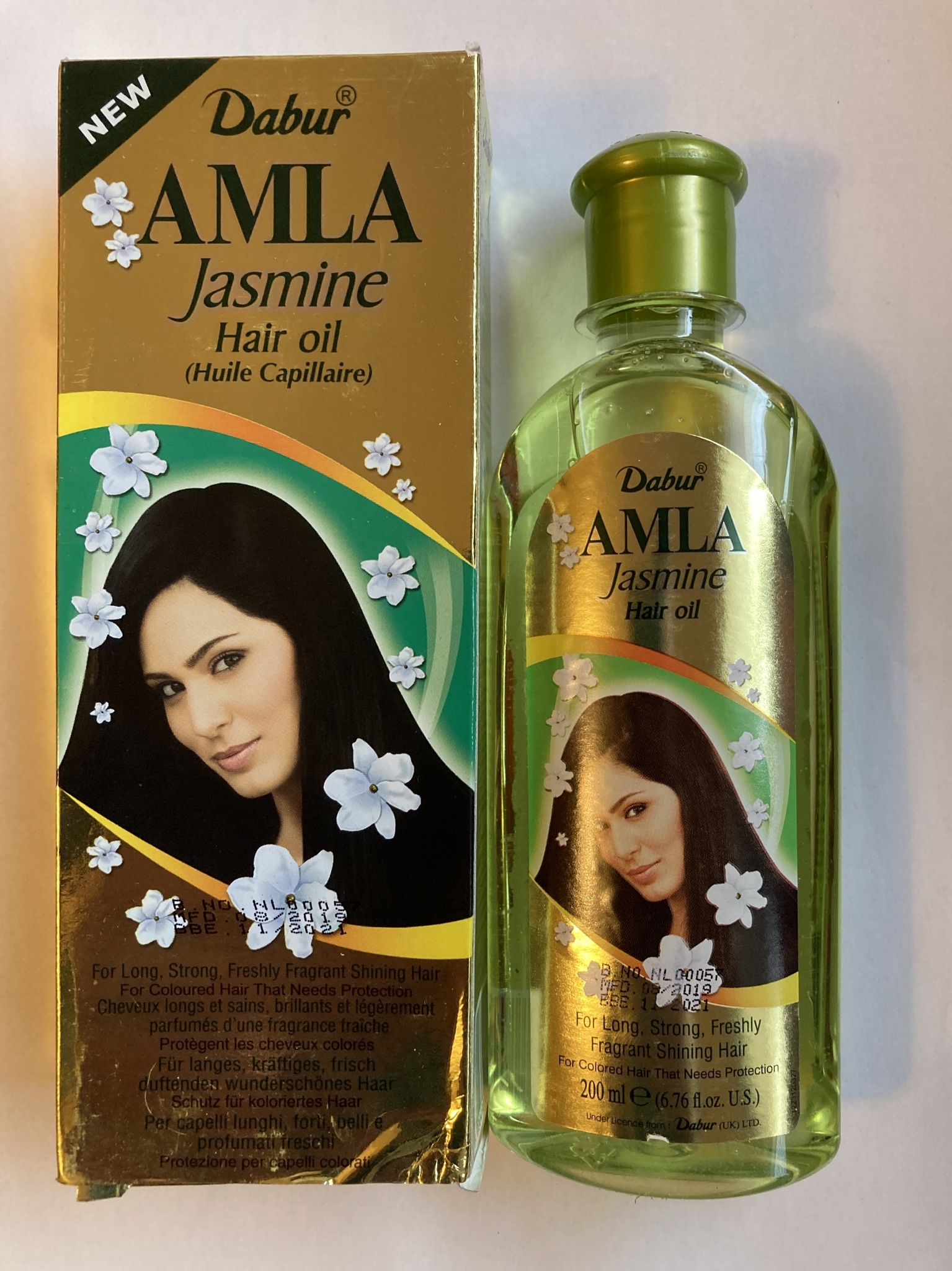 olejek amla jasmine do włosów jasnych 200ml dabur