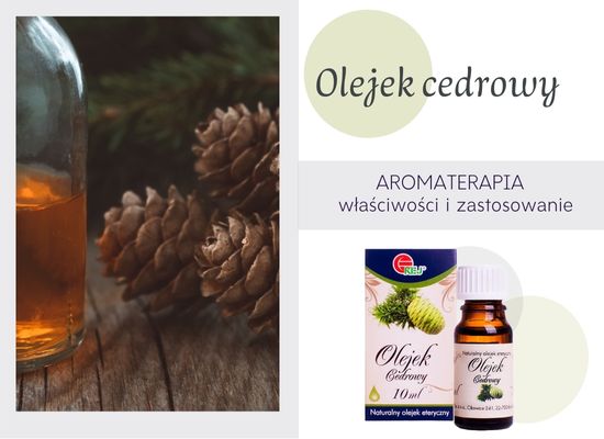 olejek cedrowy do włosów