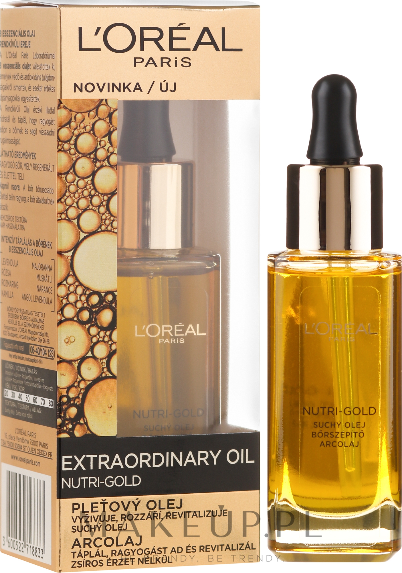 olejek loreal nutri gold do włosów