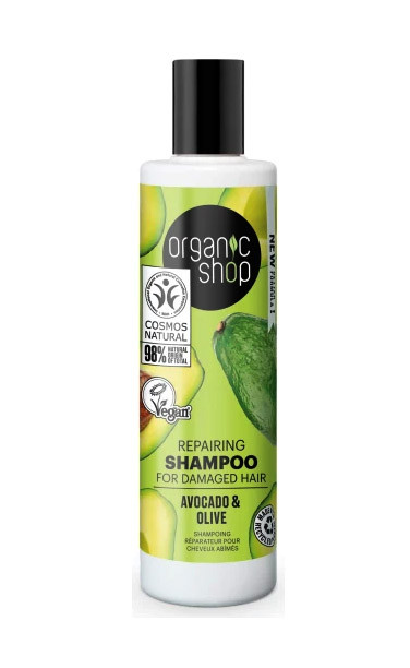 organic shop szampon awokado miód