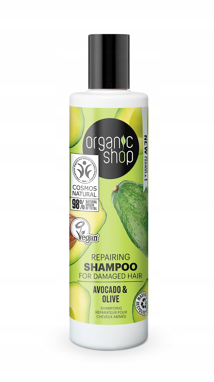 organic the shop argan oil szampon z awokado