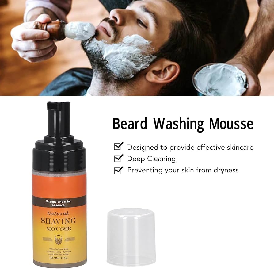 organiczna pianka myjąca do brody i twarzy