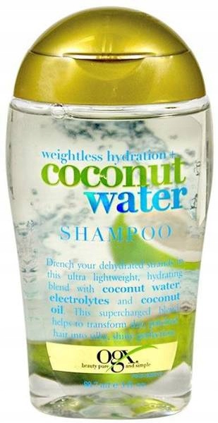 organixcoconut water szampon nawilżający z wodą kokosową