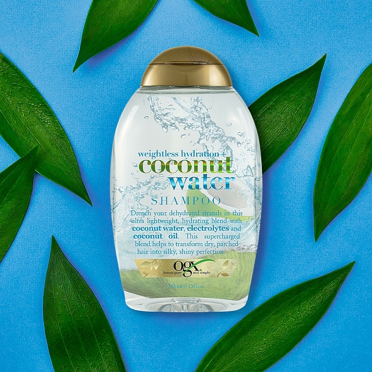 organixcoconut water szampon nawilżający z wodą kokosową