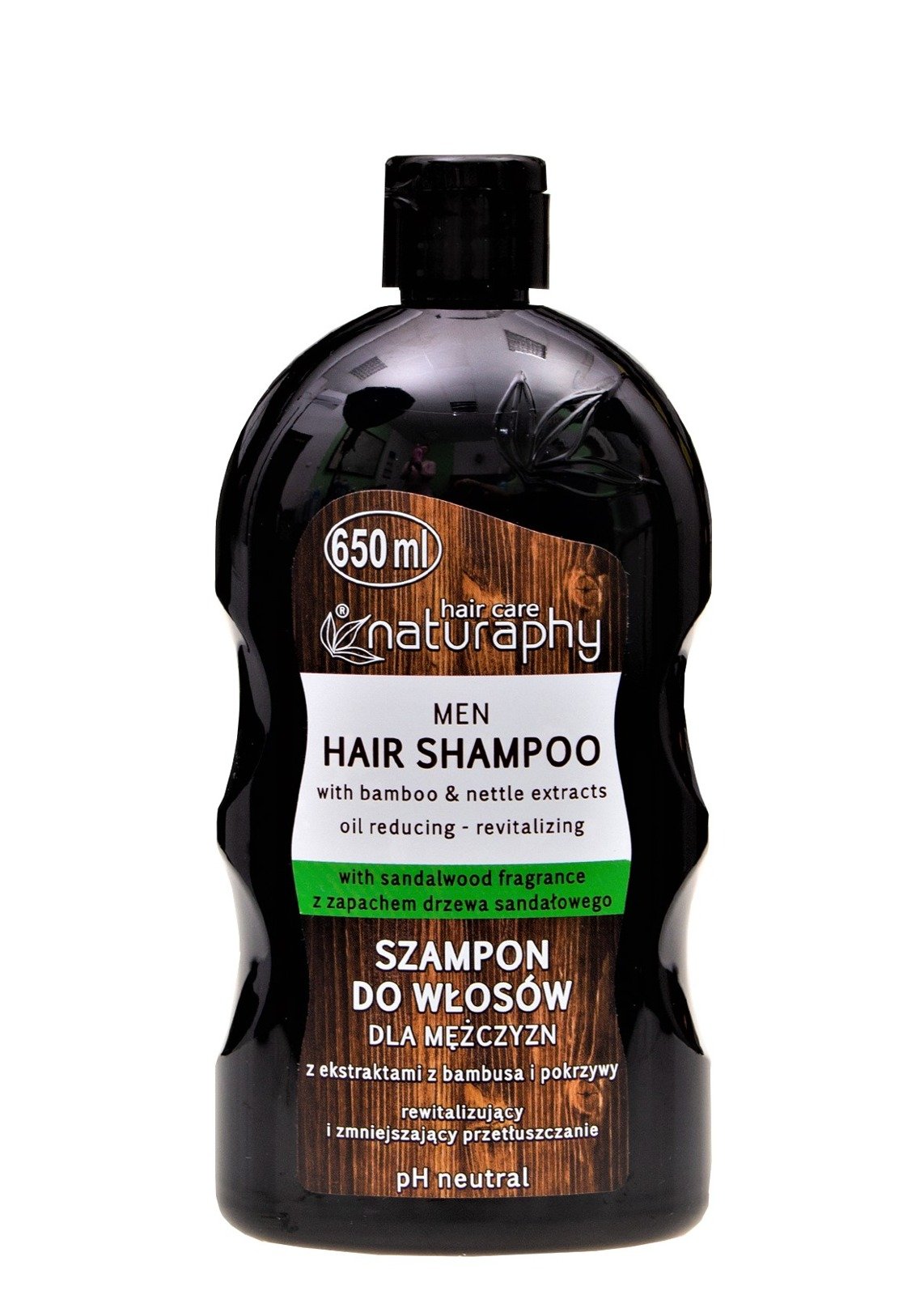 pachnący szampon do włosów dla mężczyzn