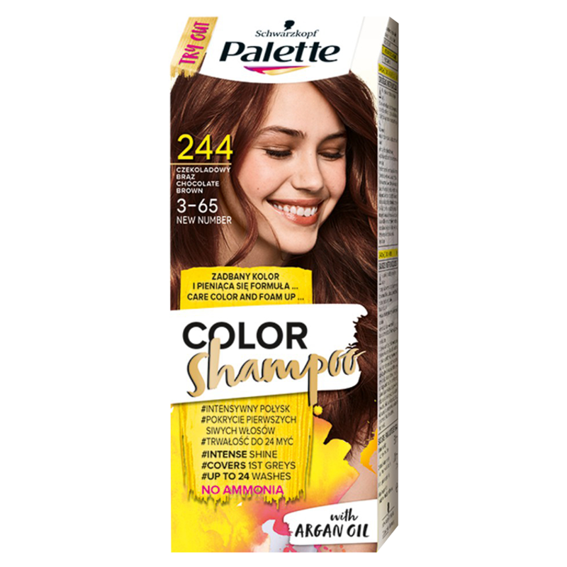 palette color shampoo szampon koloryzujący czekoladowy