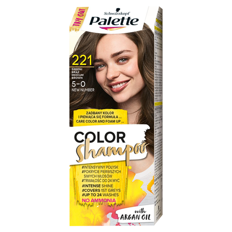 palette color shampoo szampon koloryzujący sredni blond