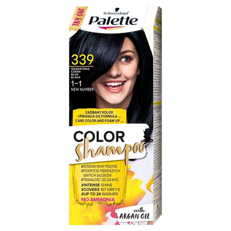 palette color szampon siwe włosy